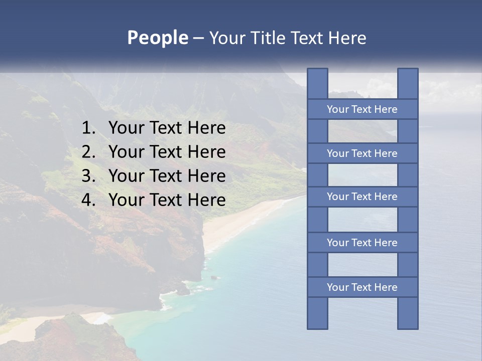 Mountains By The Sea PowerPoint Template