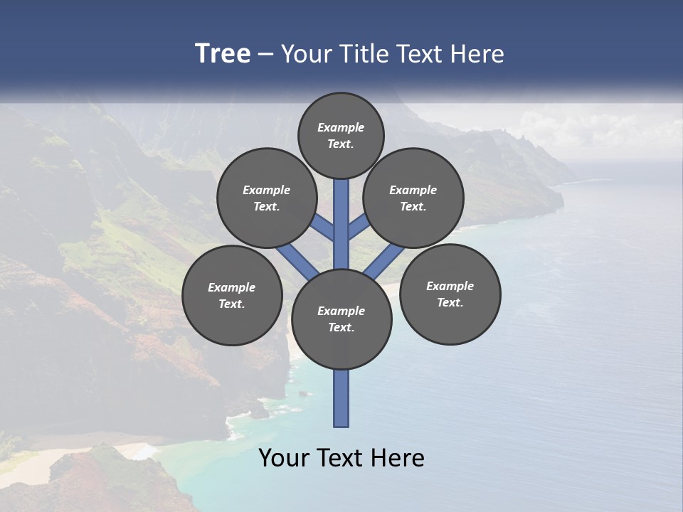 Mountains By The Sea PowerPoint Template