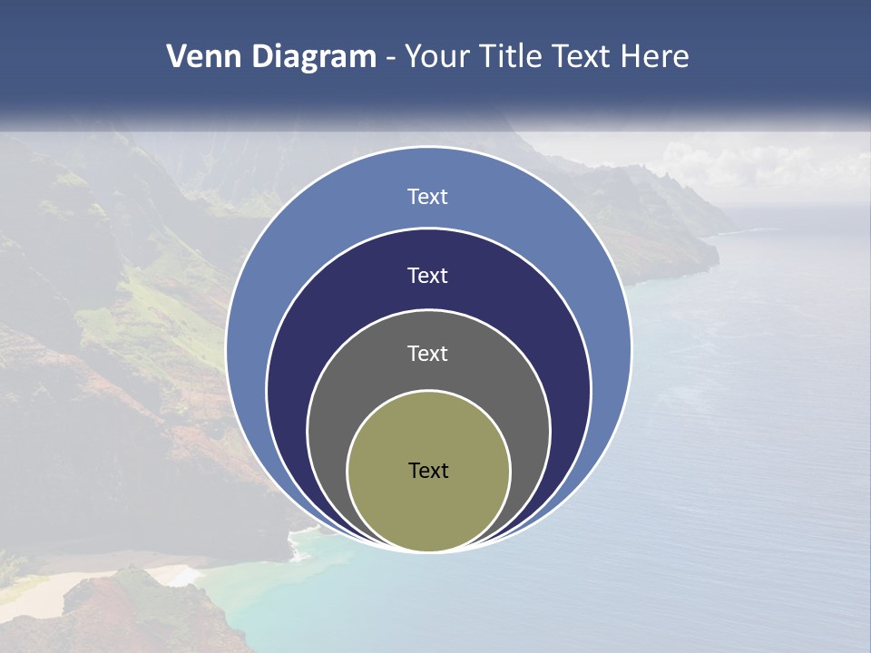 Mountains By The Sea PowerPoint Template