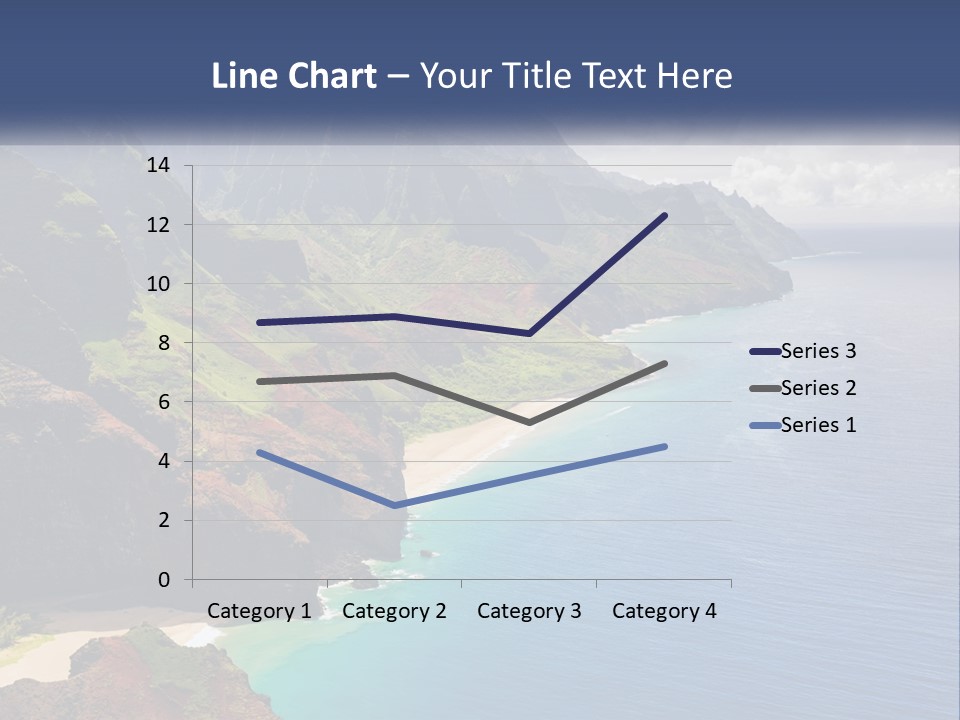 Mountains By The Sea PowerPoint Template