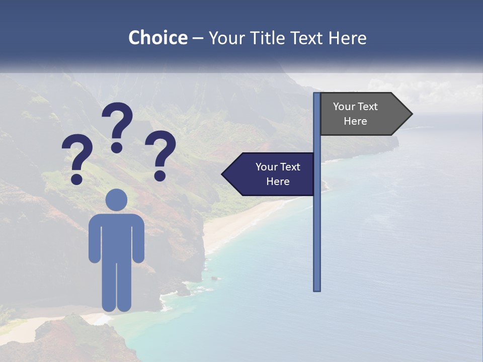 Mountains By The Sea PowerPoint Template