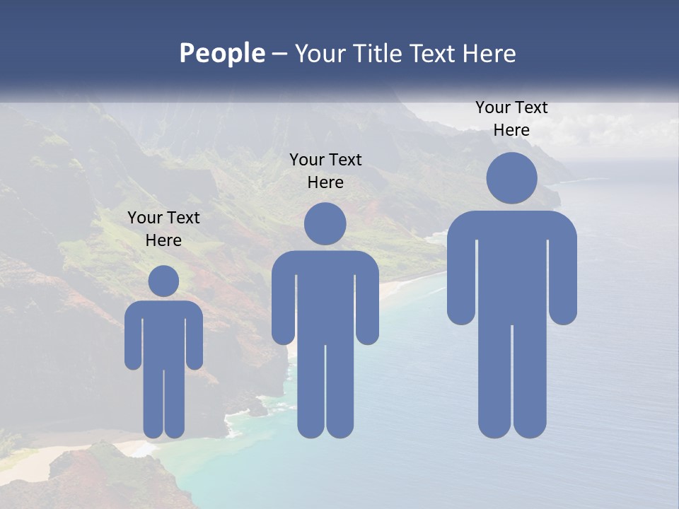 Mountains By The Sea PowerPoint Template