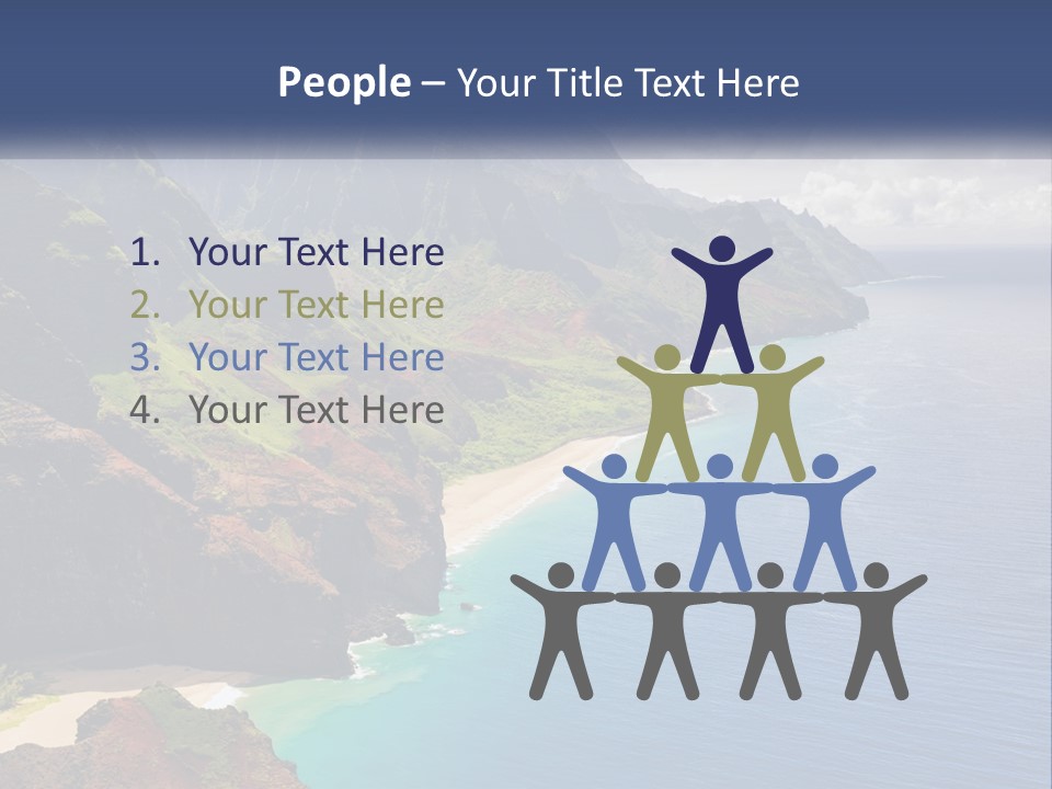 Mountains By The Sea PowerPoint Template