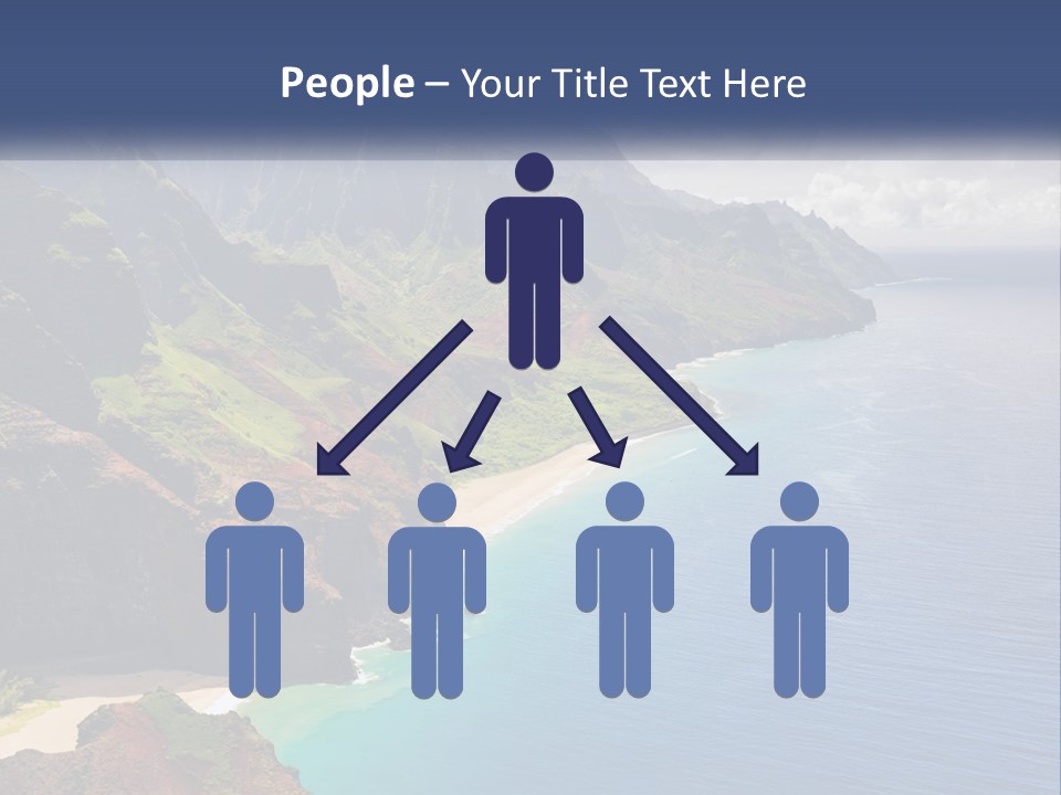 Mountains By The Sea PowerPoint Template