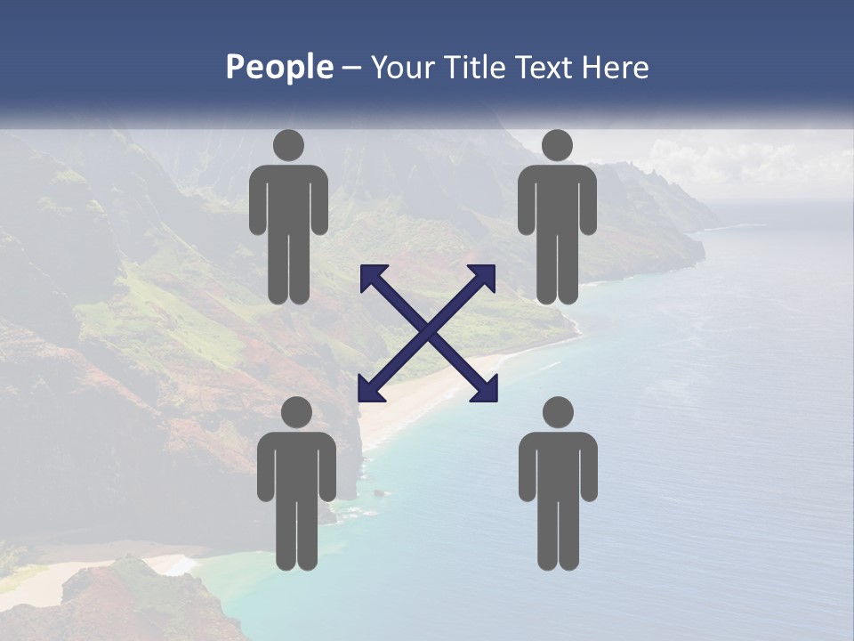 Mountains By The Sea PowerPoint Template