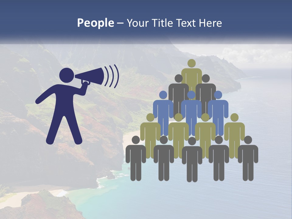 Mountains By The Sea PowerPoint Template