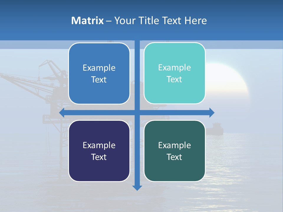 Floating Platform PowerPoint Template