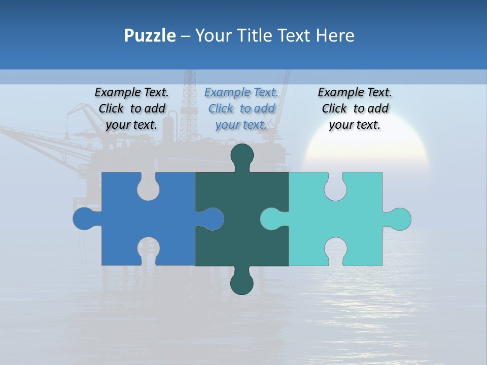 Floating Platform PowerPoint Template