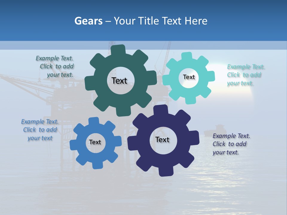 Floating Platform PowerPoint Template