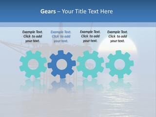 Floating Platform PowerPoint Template