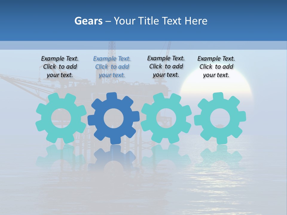 Floating Platform PowerPoint Template