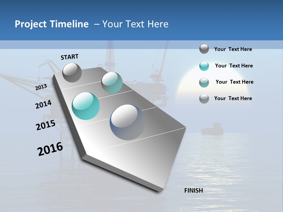 Floating Platform PowerPoint Template