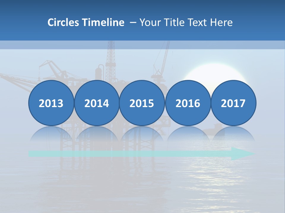 Floating Platform PowerPoint Template