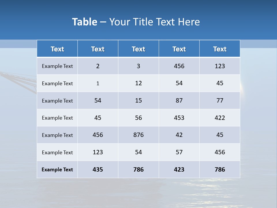Floating Platform PowerPoint Template