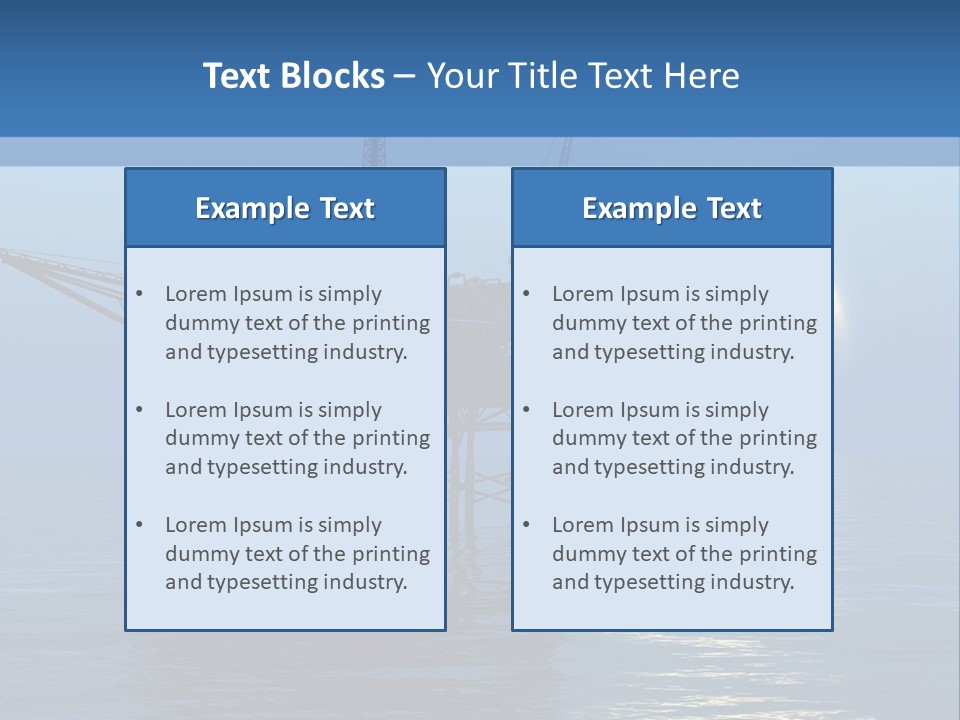 Floating Platform PowerPoint Template