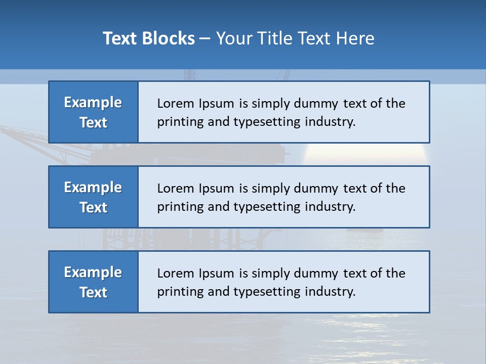 Floating Platform PowerPoint Template