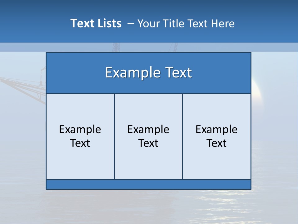 Floating Platform PowerPoint Template