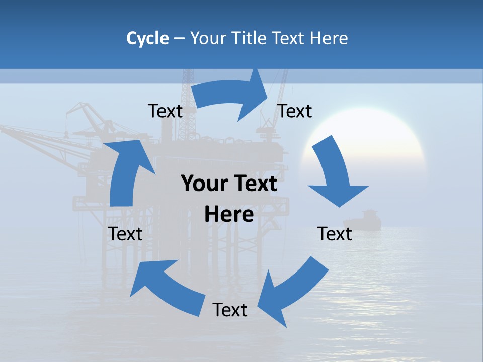 Floating Platform PowerPoint Template