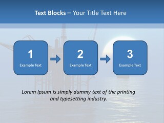 Floating Platform PowerPoint Template