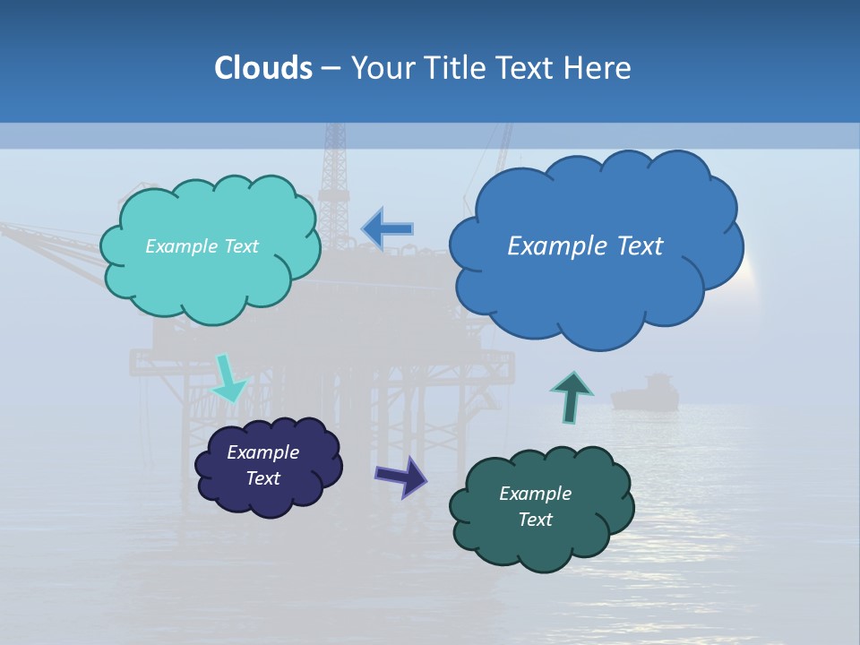 Floating Platform PowerPoint Template