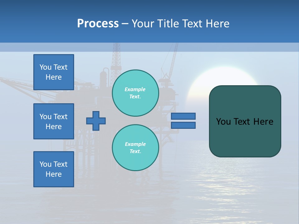Floating Platform PowerPoint Template