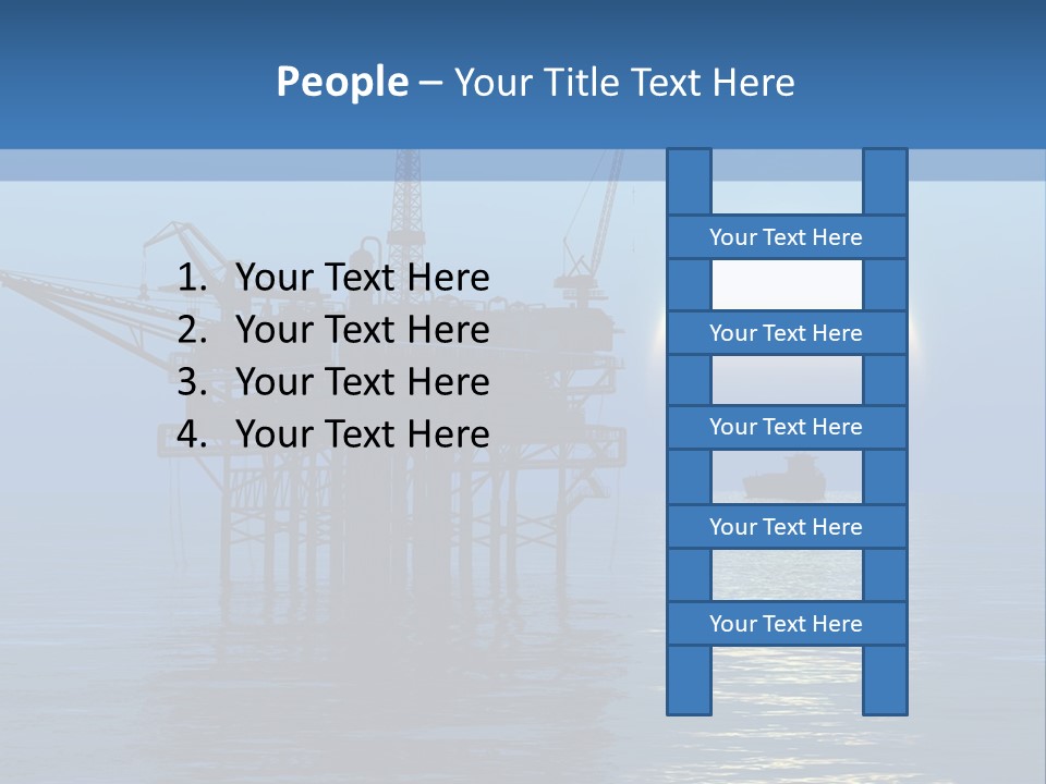 Floating Platform PowerPoint Template