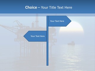 Floating Platform PowerPoint Template