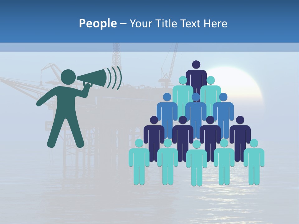 Floating Platform PowerPoint Template