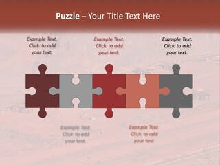 Trucks In The Quarry PowerPoint Template