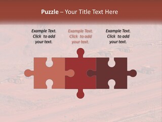 Trucks In The Quarry PowerPoint Template