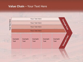 Trucks In The Quarry PowerPoint Template