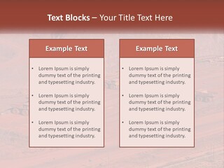 Trucks In The Quarry PowerPoint Template