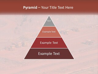 Trucks In The Quarry PowerPoint Template