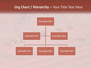 Trucks In The Quarry PowerPoint Template