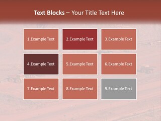 Trucks In The Quarry PowerPoint Template