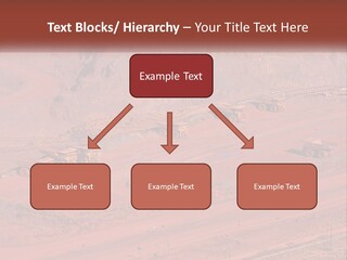 Trucks In The Quarry PowerPoint Template