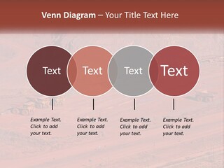 Trucks In The Quarry PowerPoint Template