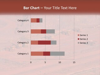 Trucks In The Quarry PowerPoint Template