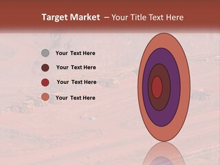 Trucks In The Quarry PowerPoint Template