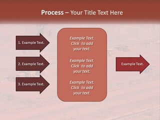 Trucks In The Quarry PowerPoint Template