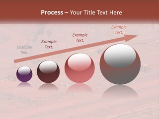 Trucks In The Quarry PowerPoint Template