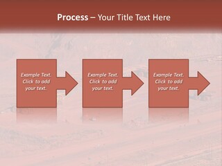 Trucks In The Quarry PowerPoint Template
