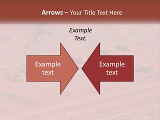 Trucks In The Quarry PowerPoint Template
