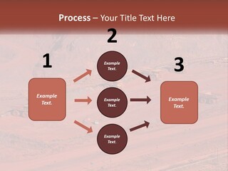 Trucks In The Quarry PowerPoint Template