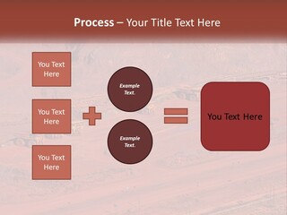 Trucks In The Quarry PowerPoint Template