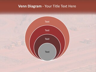 Trucks In The Quarry PowerPoint Template