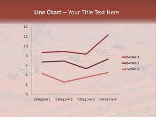 Trucks In The Quarry PowerPoint Template