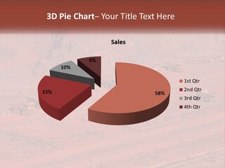 Trucks In The Quarry PowerPoint Template