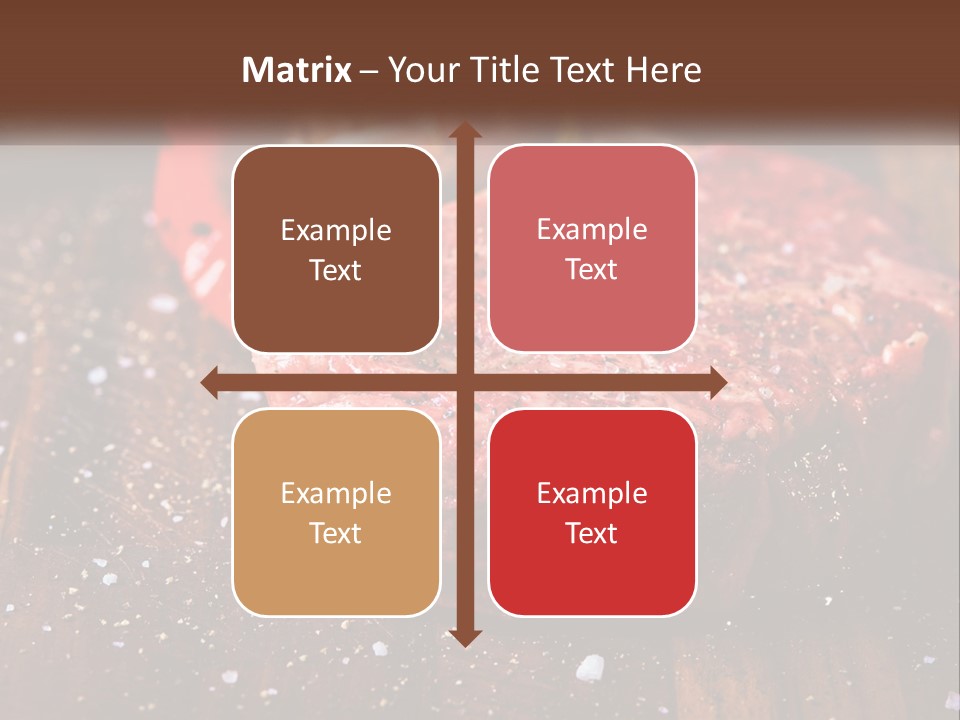 Meat For Steak PowerPoint Template