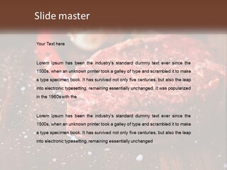 Meat For Steak PowerPoint Template